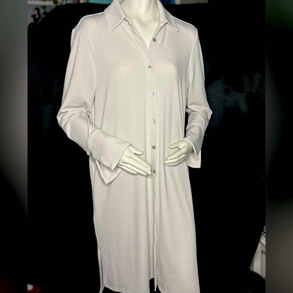 MarlaWynne Long Sleeve Shirt Dress